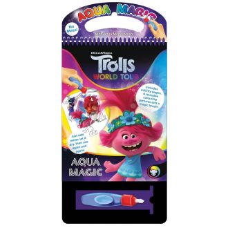 Trolls 2 Aqua Magic - Set carte + stilou cu apa (3183/TRAM)