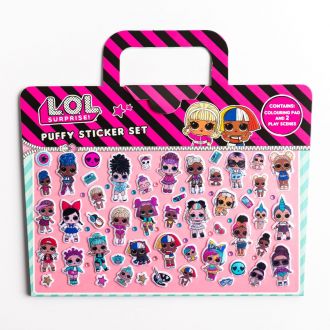 LOL Surprise Puffy Sticker Set- kit cu autocolante (3260/LOLPY)