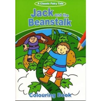 Fairy Tale Colouring Books, JACK and the BEANSTALK, Jack si vrejul de fasole, Carte de colorat (1678/FTCB1-3)