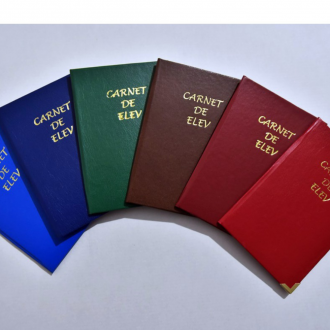 Coperta carnet de elev imitatie piele de diferite culori