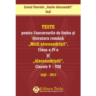 Teste pentru Concursurile de limba si literatura romana