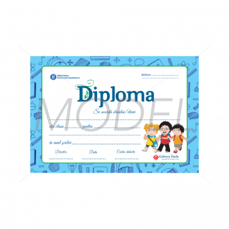 Diploma scolara personalizabila Taida - model 65