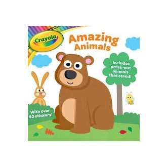 Crayola Activity Book (Amazing Animals), Carte cu autocolante si activitati (3112/CYAA)