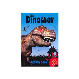 Dinosaur Activity Book - Blue, Carte de activitati cu dinozauri (Albastru) (2466/DCAB1)