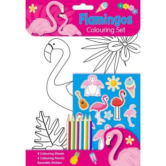 Flamingo Colouring Set, Set de colorat (3109/FGCS)