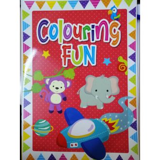 Colouring Fun Books, carte de colorat (Rosu) (1459/CFCB1-2)