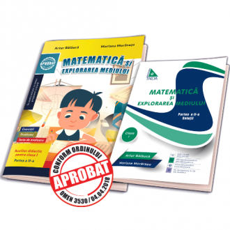 MATEMATICA SI EXPLORAREA MEDIULUI, CLASA I, PARTEA A II-A + BROSURA SOLUTII, INDICATII, RASPUNSURI (TAIDA)