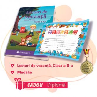 PACHET 2 PREMIERE CLASA A II-A - LECTURI DE VACANTA + MEDALIE (DIPLOMA CADOU)