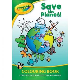 Crayola Save The Planet Colouring Book, Carte de colorat (3022/CYSA)
