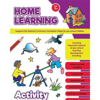 Learning at Home Activity Books, Caiet cu activitati de invatare a limbii engleze pentru prescolari! (3092/LHAB1-4)