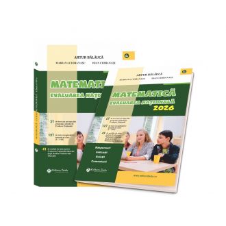 Matematica - Teste pentru Evaluarea Nationala 2026 + Brosura raspunsuri, indicatii, solutii, comentarii